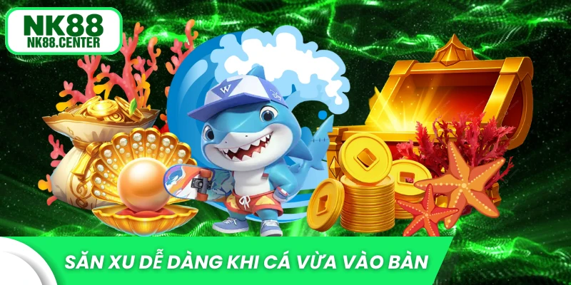 Săn xu dễ dàng từ những con cá mới vào bàn